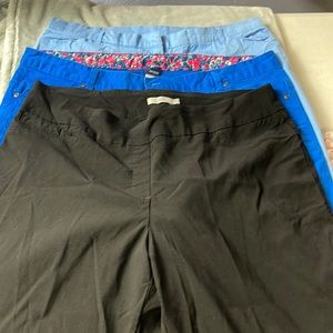 Lot of 3 size 18/18W capri pants